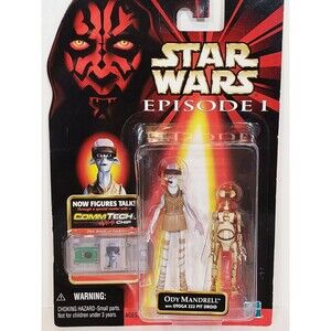 Star Wars Episode 1 Ody Mandrell Action Figurine Commtech Chip 1998 Hasbro Gift